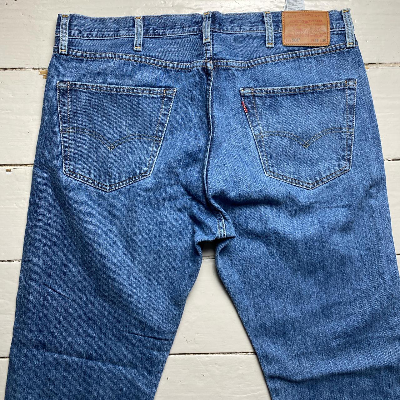 Levis 501 Baggy Blue Jeans