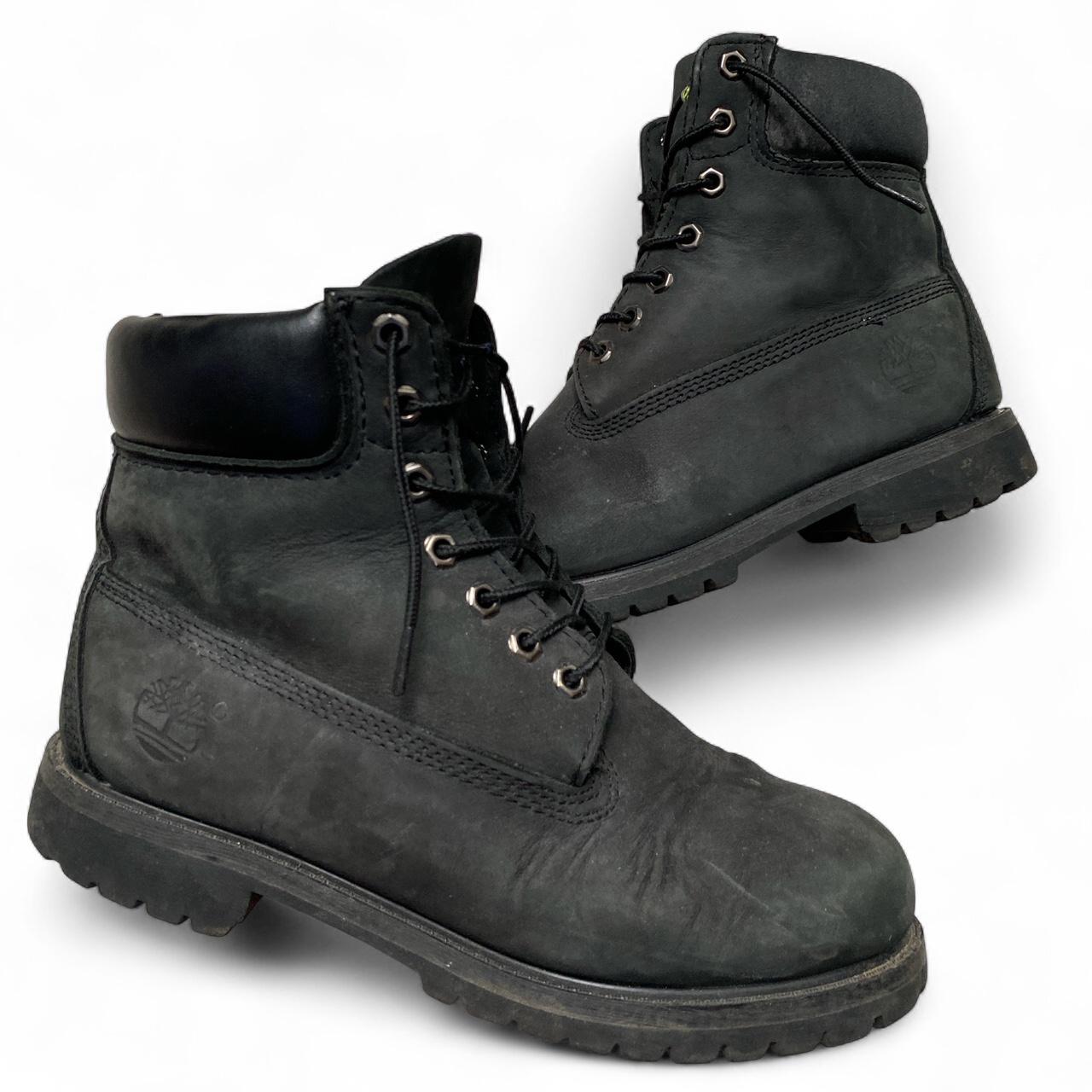 Timberland Black Nubuck High Boots (UK 9)
