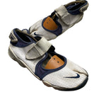 Nike Air Rift Vintage 2007 White and Navy Leather Tabi Split Toe Trainers (UK 11)