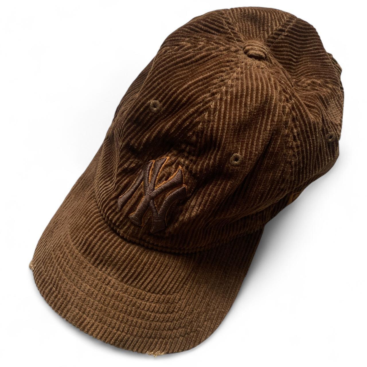 New York Yankees Brown Corduroy Cap
