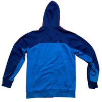 Adidas Performance Essentials T-Shirt Blue Two Tone and Orange Red 3 Stripes (S)