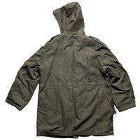 Schwarz Pasau Vintage Miltary Khaki German War Coat (XL)