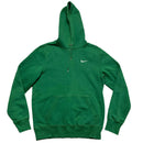 Nike Green and White Swoosh Hoodie (S)