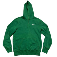 Nike Green and White Swoosh Hoodie (S)