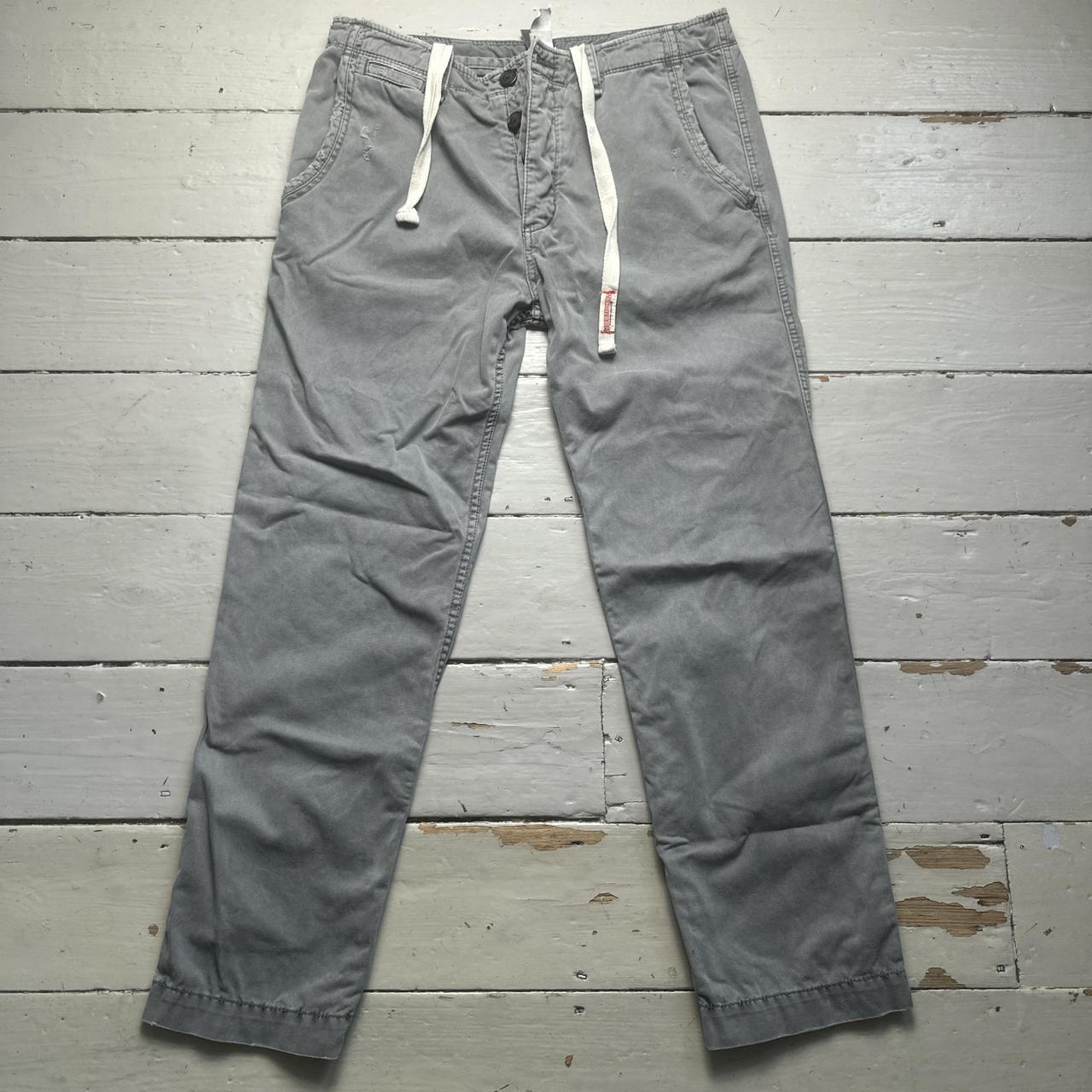 True Religion Grey Cargo Trousers