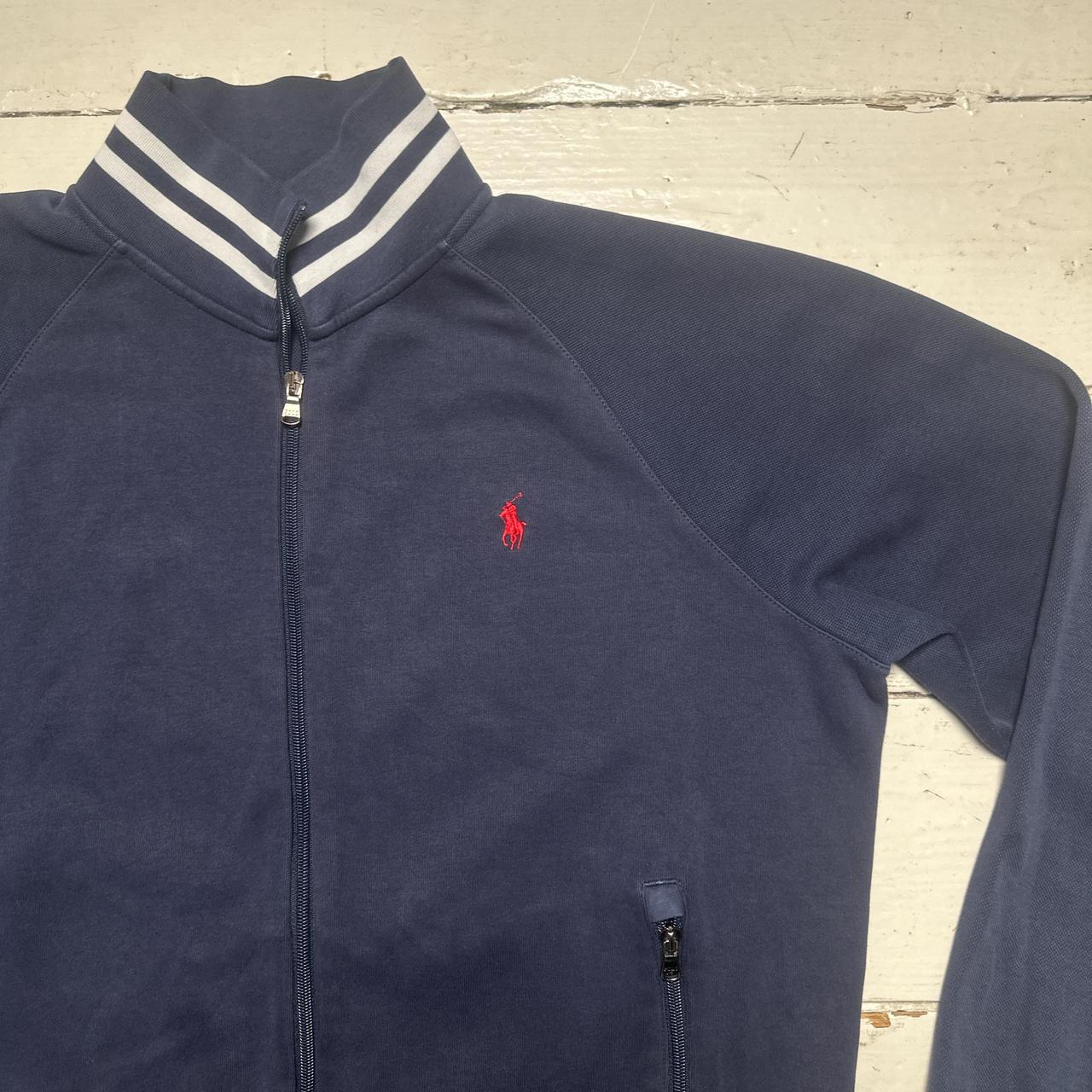 Ralph Lauren Polo Navy White and Red Pony Tracksuit Jacket Jumper