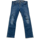Armani Jeans J21 Light Blue Denim Straight Fit Jeans (36W)