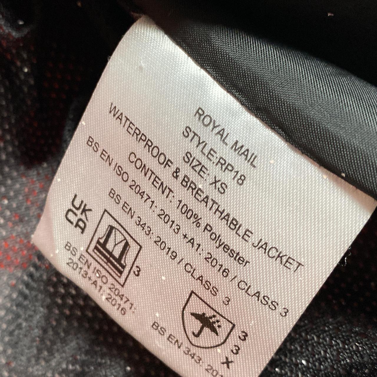 Royal Mail Reflective Orange and Black Jacket