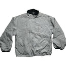 Nike y2k Vintage Silver and Navy Swoosh Shell Tracksuit Windbreaker Jacket (M)