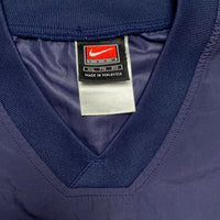 Nike Football Vintage 90’s Navy and Red Shell Windbreaker Track Top Jumper (2XL)