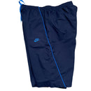 Nike Navy and Blue Shell Trackpant Nylon Shorts (S)