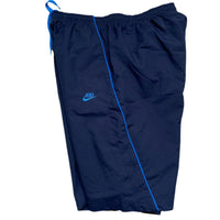 Nike Navy and Blue Shell Trackpant Nylon Shorts (S)