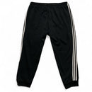 Adidas Black and White Stripe Full Tracksuit Hoodie and Joggers (3XL)