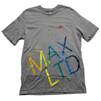 Nike Air Max LTD Grey and Rainbow Vintage y2k T Shirt (XL)