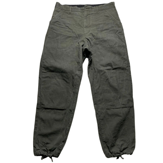 Engineered Garments New York Khaki Green Army Cargo Combat Baggy Trousers (34W)