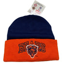 Chicago Bears Navy and Orange NFL 90’s Beanie Hat