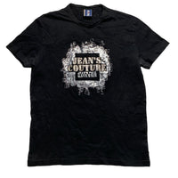 Jean Paul Gaultier Black and Silver T Shirt (M)