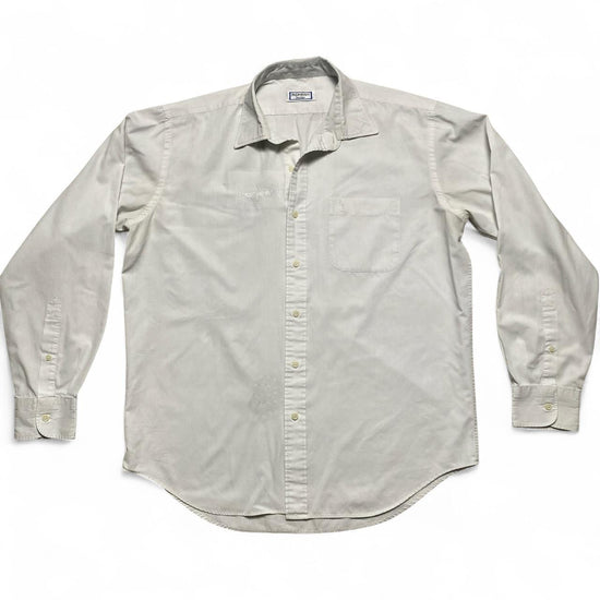 Yves Saint Laurent White Long Sleeve Shirt (L)
