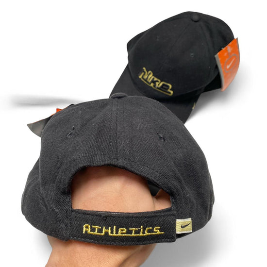 Nike Vintage y2k Athletic Black and Yellow Cap