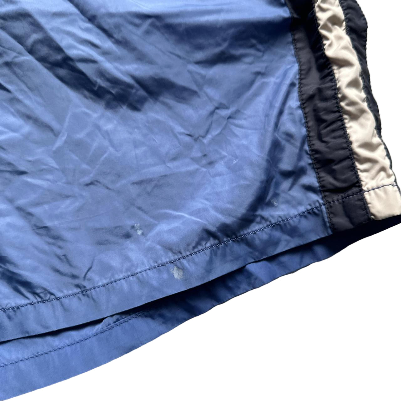 Moncler Swim Shorts Light Blue White and Grey (2XL)