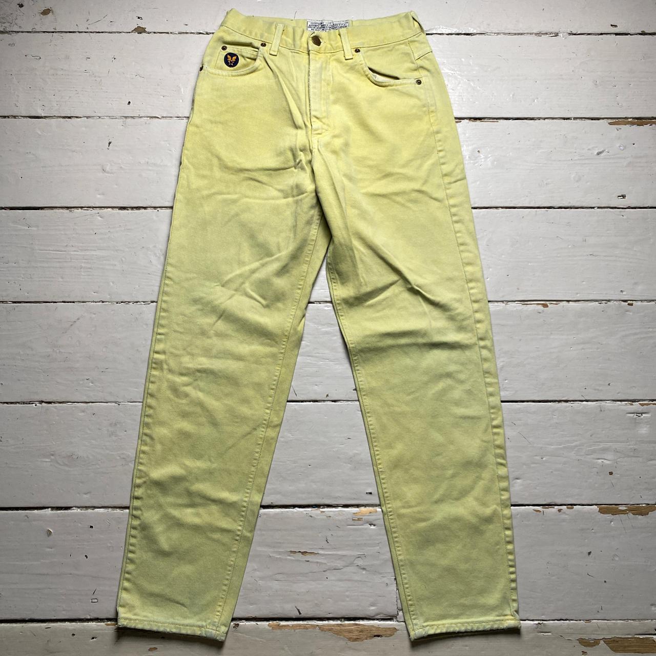 Avirex USA Vintage Military Jeans Light Yellow