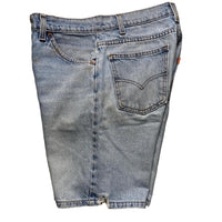 Levis 505 Vintage Stonewash Light Blue Denim Jort Jean Shorts (30W)