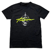 Trapstar Skull Black and Green T Shirt (S)