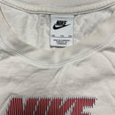 Nike White Blue and Red Swoosh T Shirt (2XL)
