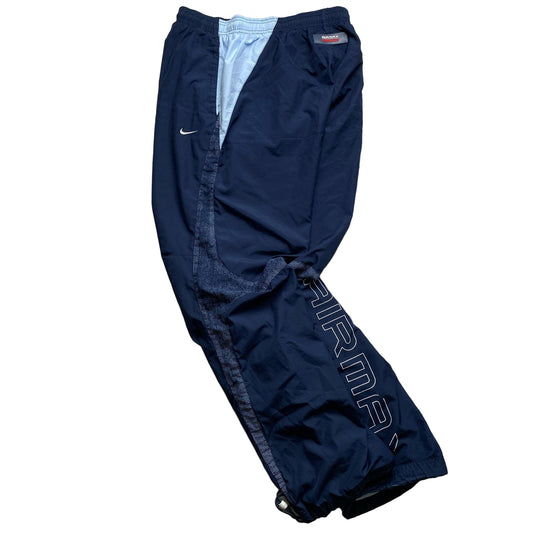 Nike Air Max Vintage Shell Trackpant Baggy Navy and Baby Blue Bottoms (M)