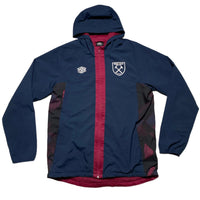 West Ham United Umbro Navy and Purple Windbreaker Training Jacket (L)