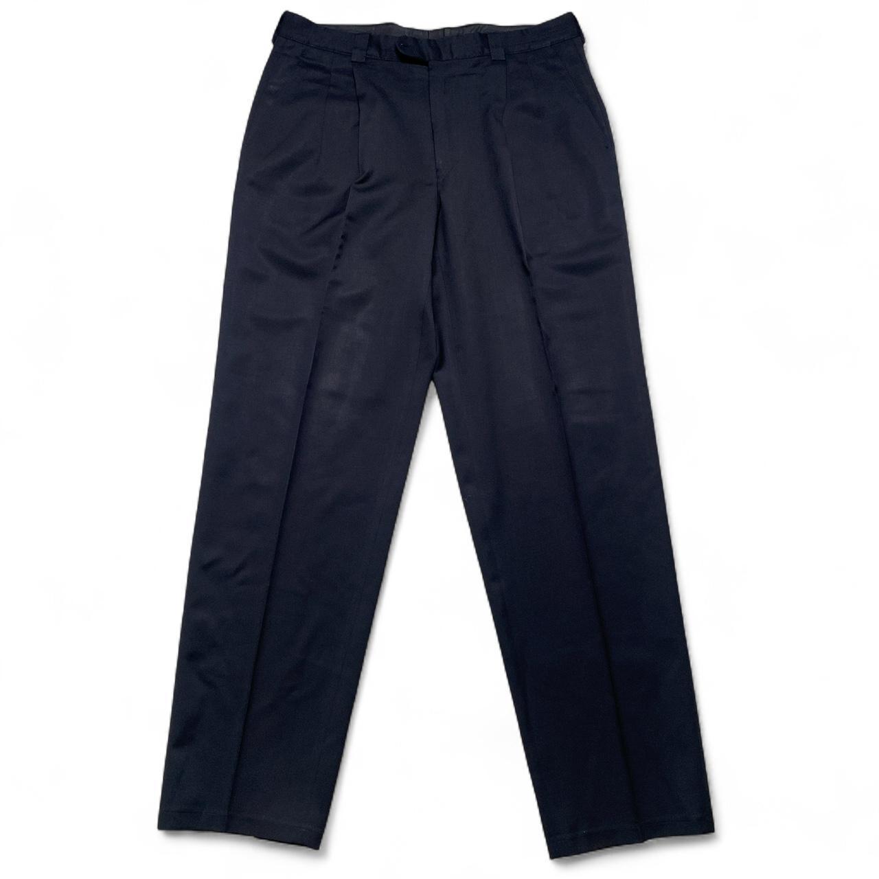 Versace V2 Vintage Navy Full Suit Jacket and Trousers (L)
