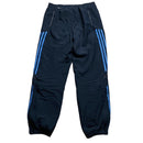 Adidas Baggy Navy and Blue Trackpant Shell Bottoms (S)