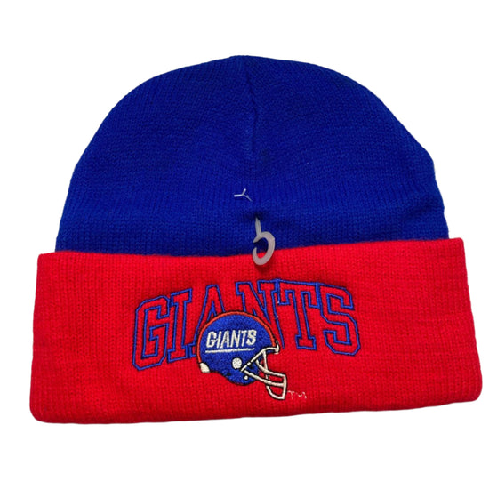 New York Giants NFL Vintage 90’s Blue and Red Beanie Hat