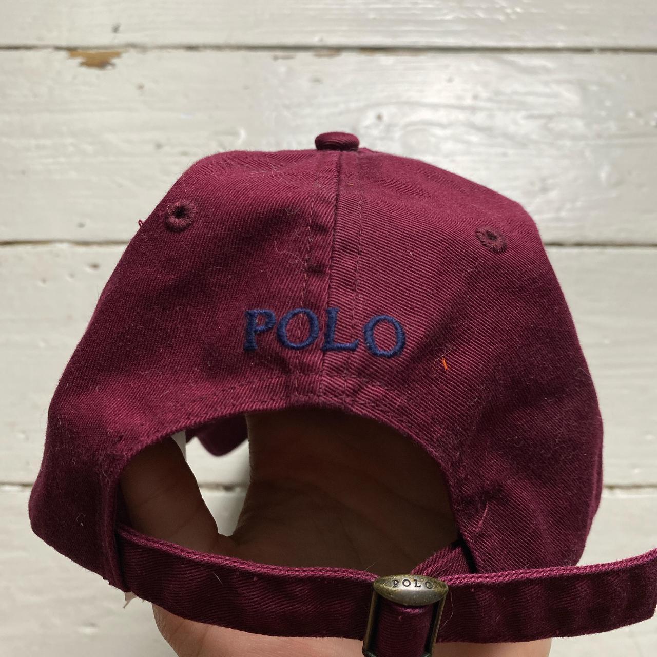 Polo Ralph Lauren Burgundy and Navy Vintage Cap