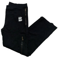 B Side Wale Adeyemi Black and White Baggy Y2K Grime Joggers (L)