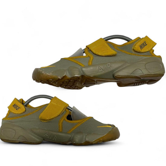 Nike Air Rift Khaki and Yellow 2001 y2k Trainers (UK 9)