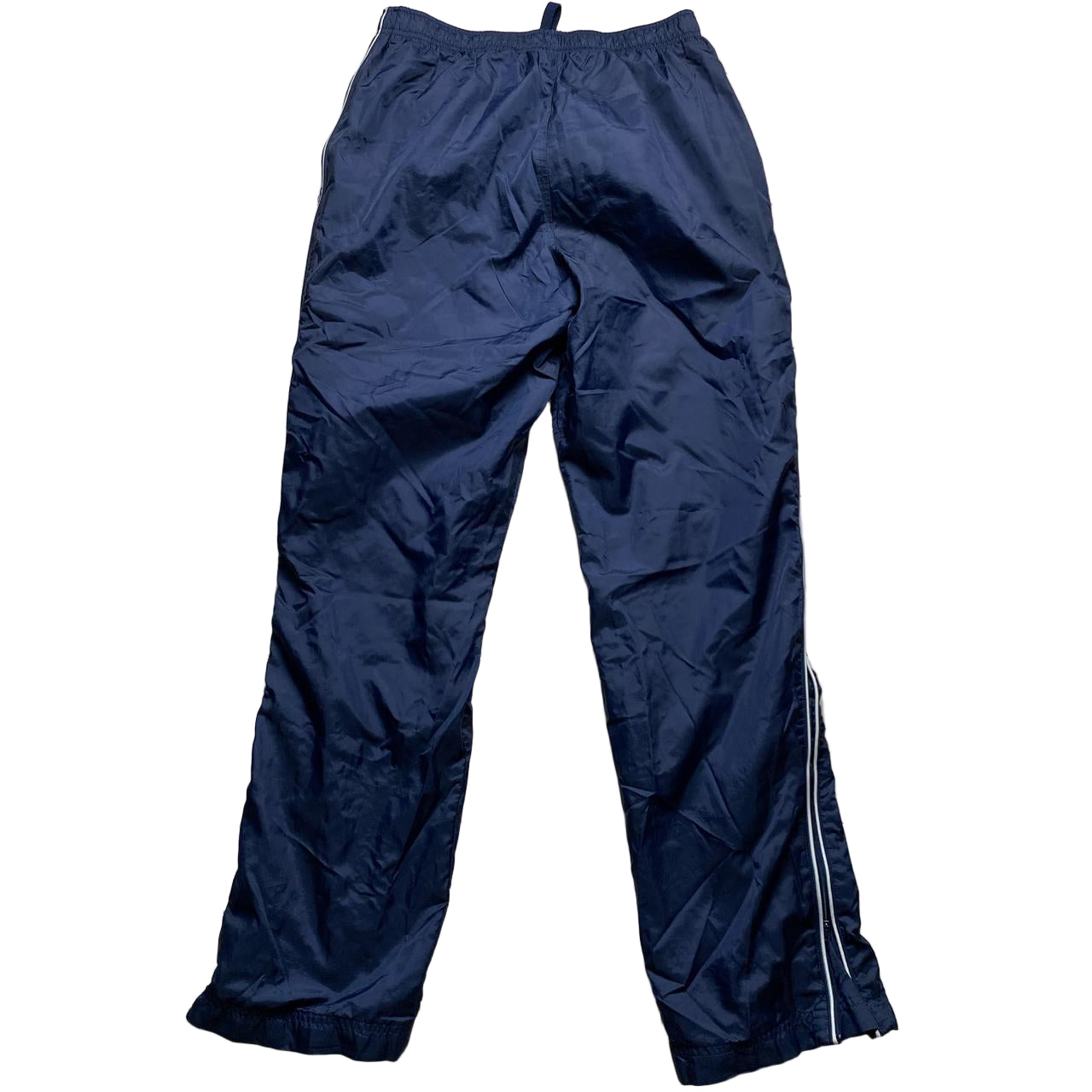 Nike Shell Baggy Trackpant Navy and White Swoosh Bottoms (M)