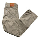 Levis 514 Khaki Beige Corduroy Jeans (32W)