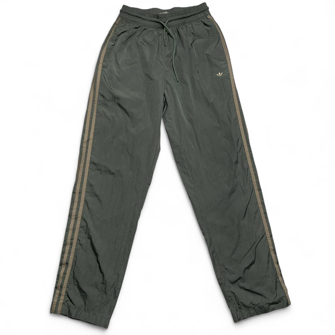 Adidas Originals Light Green Khaki Shell Trackpant Bottoms Womens (S)