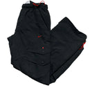 Nike Air Max LTD Black and Red Shell Cargo Trackpant Baggy Bottoms (M)