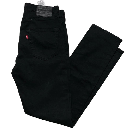 Levis 522 Black Slim Fit Jeans (30W)