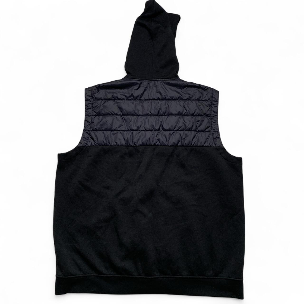 Ralph Lauren Polo Black and White Cotton and Nylon Gilet (2XL)
