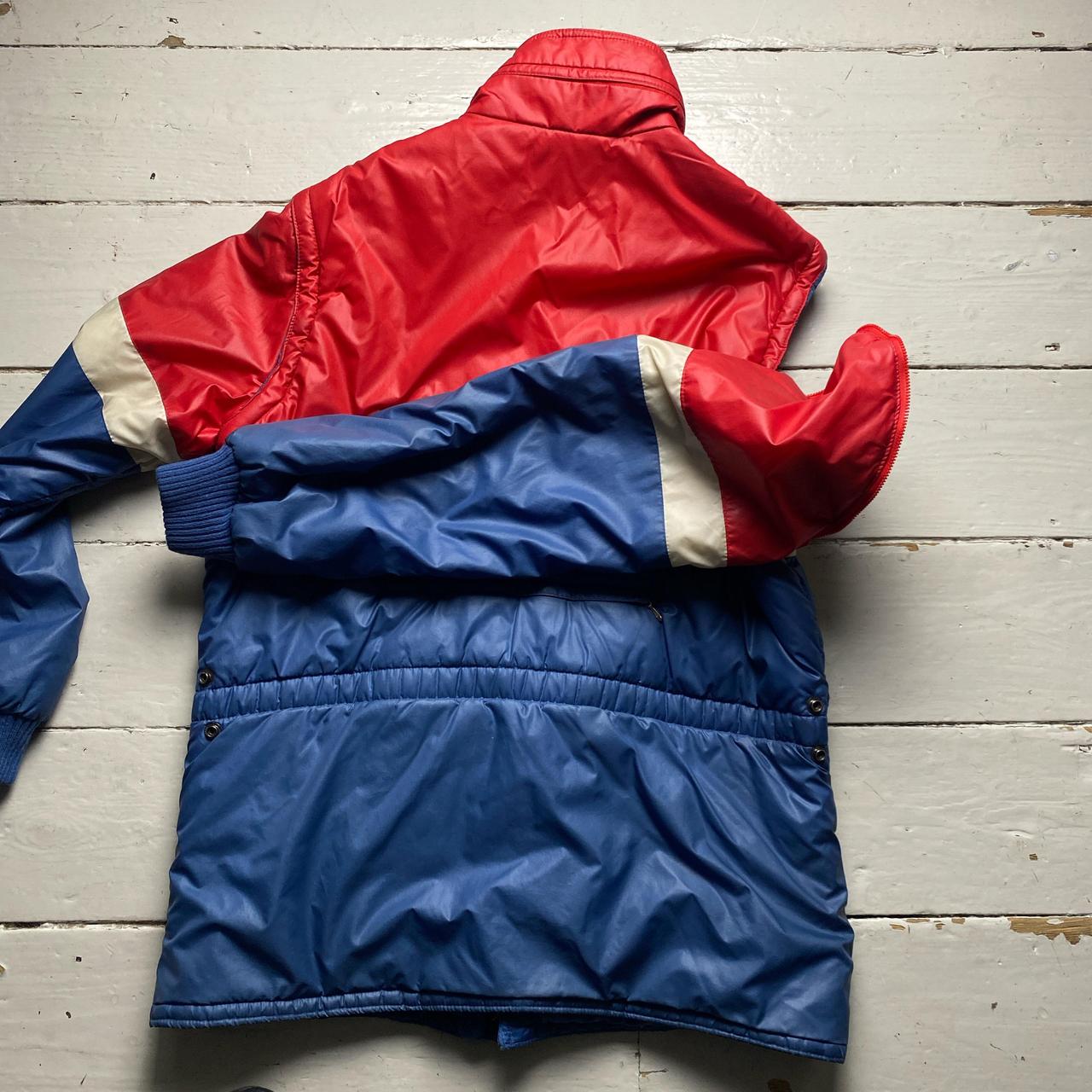 Campri Vintage 80’s Ski Jacket and Gilet Red White and Blue