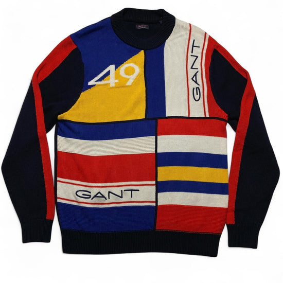 GANT Rough Weather Sailing Multicolour Knit Jumper (L)