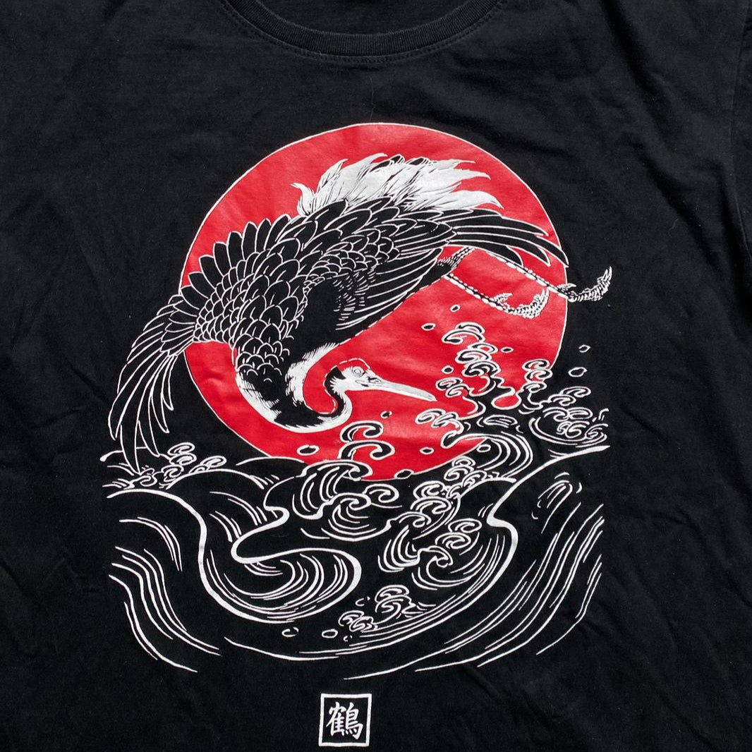 Seven Sins Heron Black and Red T Shirts (M)