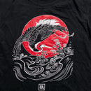 Seven Sins Heron Black and Red T Shirts (M)