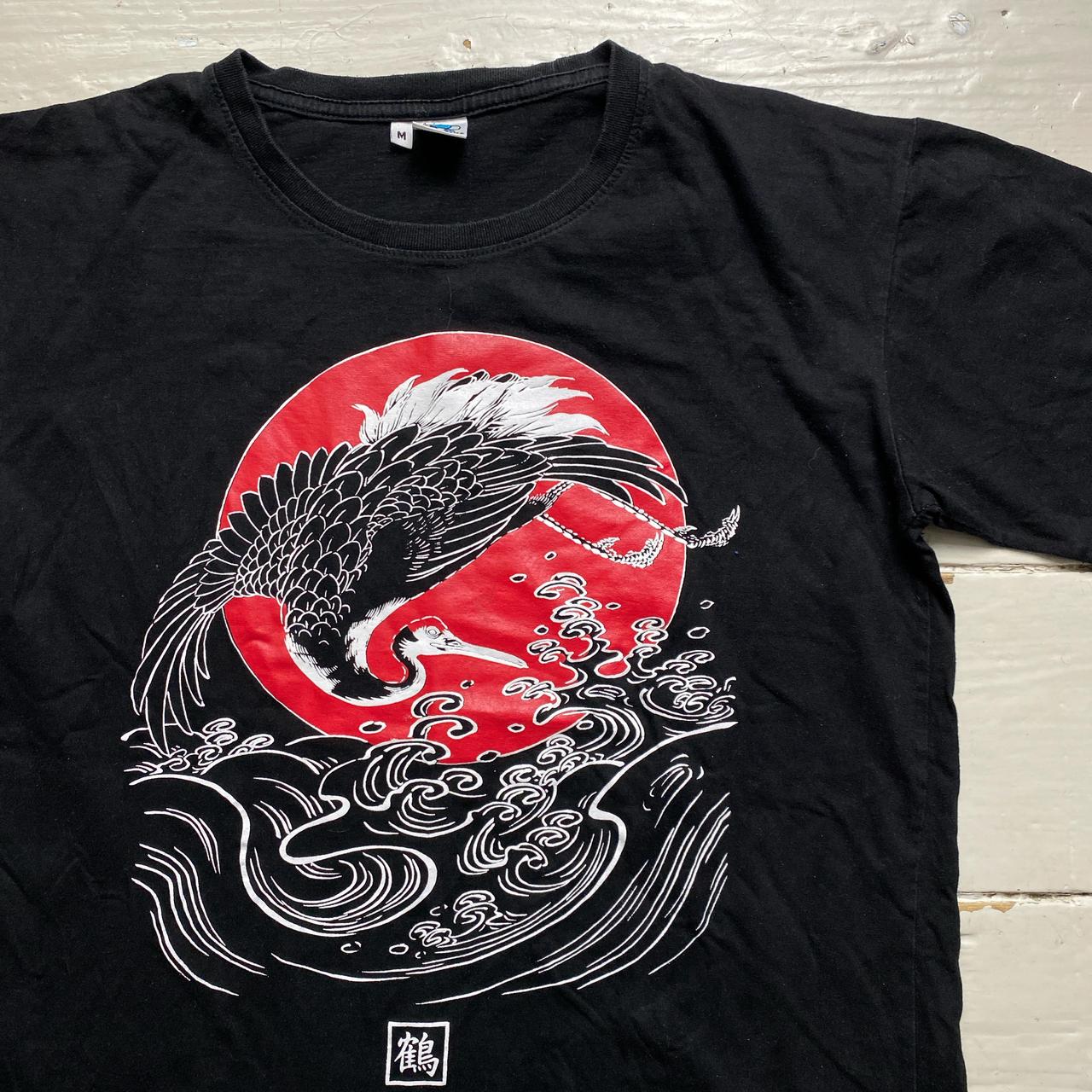 Seven Sins Heron Black and Red T Shirts