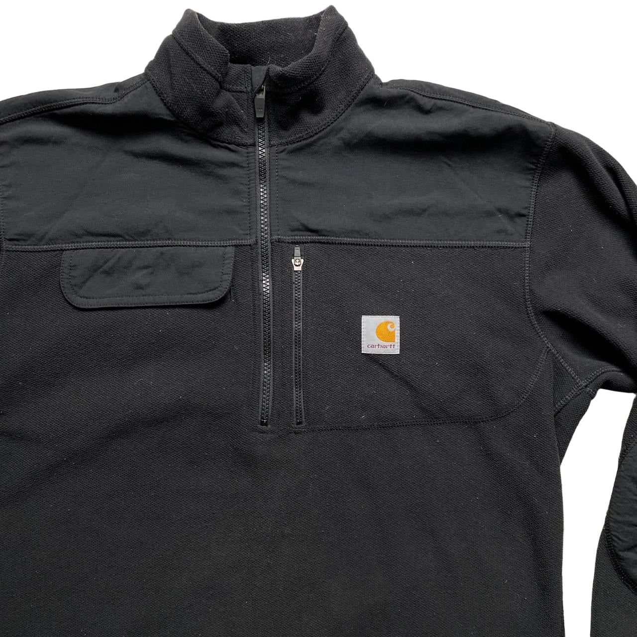Carhartt Quarter Zip Black Jumper (M)