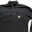 Carhartt Quarter Zip Black Jumper (M)