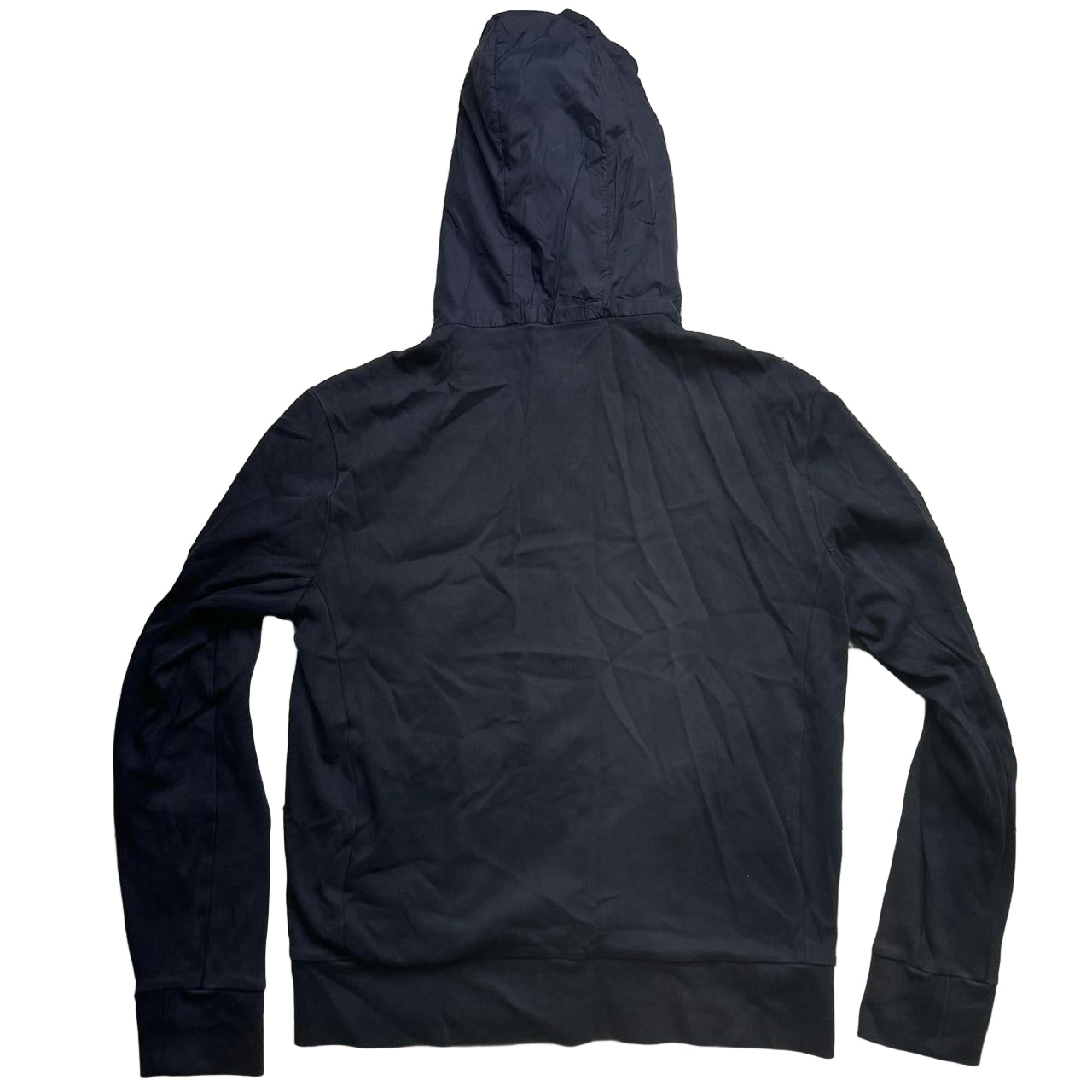 Polo Ralph Lauren Navy and White Pony Shell Hood Hoodie (M)